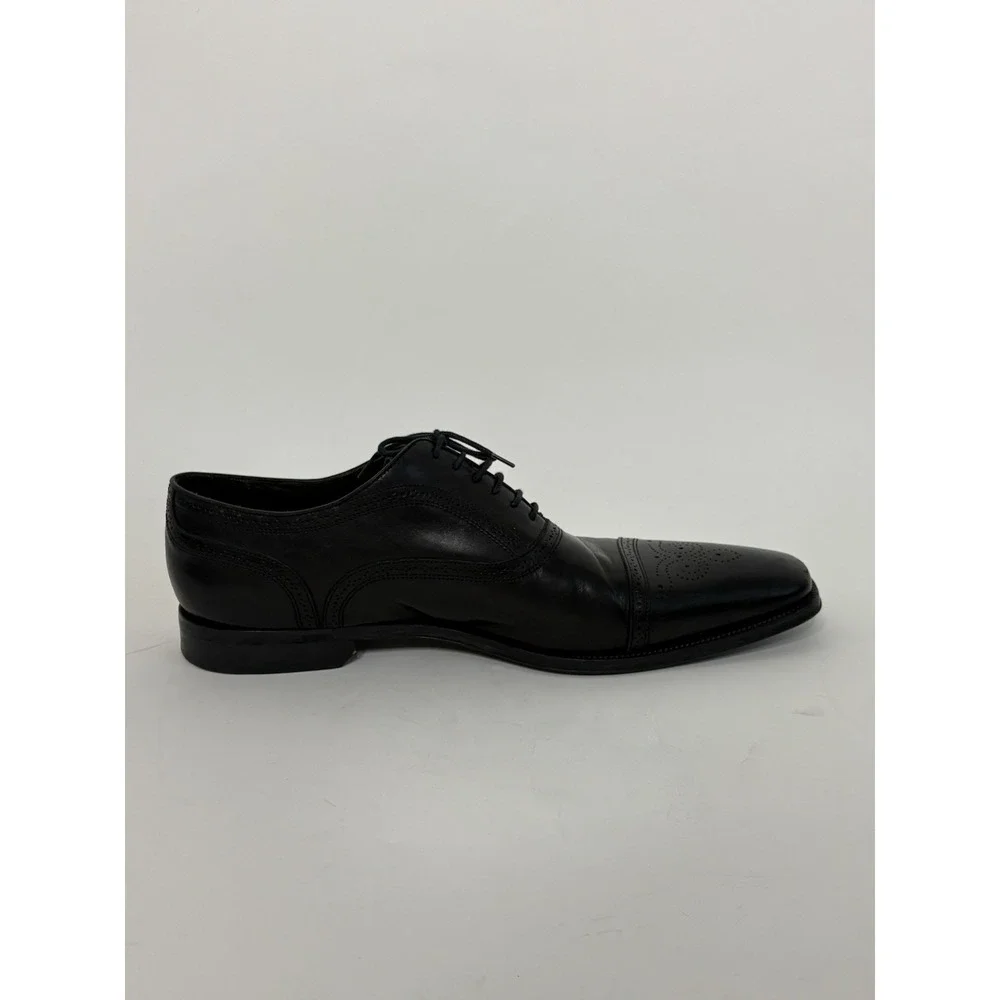 TO BOOT NEW YORK Adam Derrick Men's 13 Black Leather Brogue Captoe Oxford Shoes